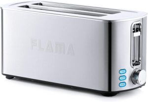 TOST. FLAMA 969FL 2R LARGA INOX 1400W