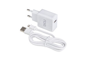 CARGADOR DCU 1XUSB A + CABLE LIGHTNING 1M